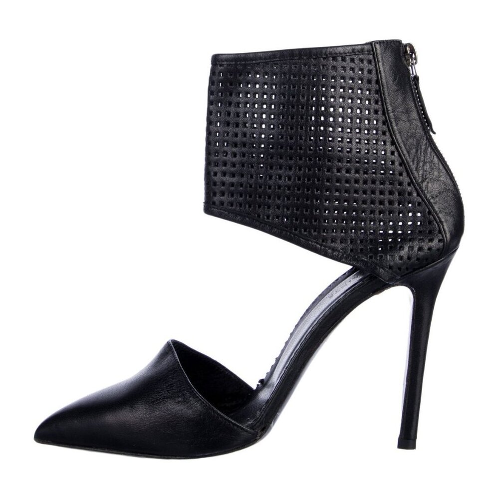 AllSaints Leather D'Orsay Pumps in black